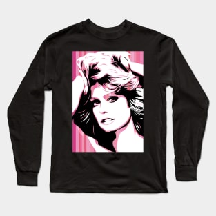 Farrah Fawcett | Pop Art Long Sleeve T-Shirt